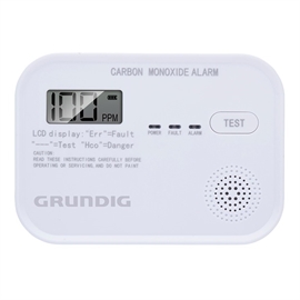 Grundig kolmonoxiddetektor (CO).